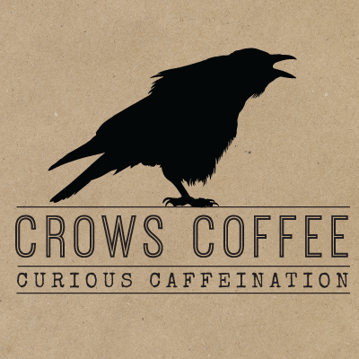 Feed Me Creative Logo Development and Design for Crows Coffee Shop in Kansas City